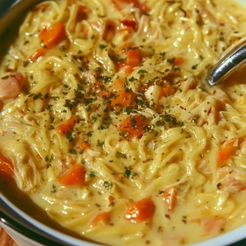 Crack Chicken Noodle Soup with Bacon and Ranch 2 Crack Chicken Noodle Soup with Bacon and Ranch