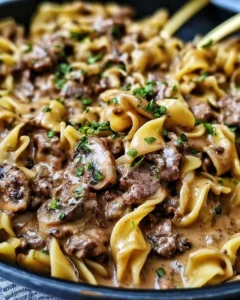 Easy Stroganoff with Cream of Mushroom Soup