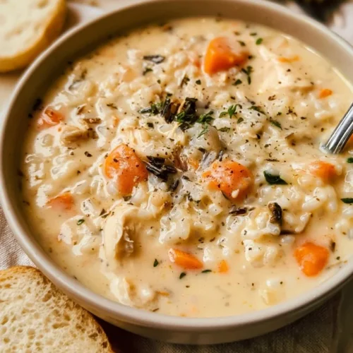 Creamy Chicken and Wild Rice Soup 2 Creamy Chicken and Wild Rice Soup