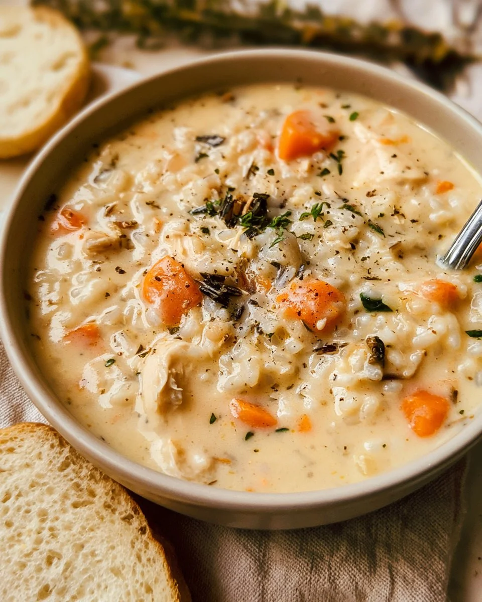 Creamy Chicken and Wild Rice Soup 6 Creamy Chicken and Wild Rice Soup