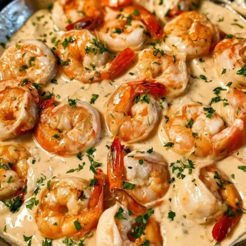 Easy Creamy Garlic Parmesan Shrimp