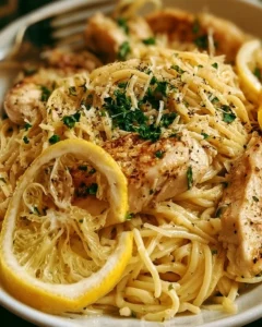 Creamy Lemon Chicken Pasta