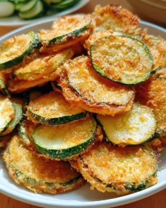 Crispy Parmesan Zucchini Rounds