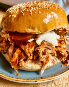 Easy Crock Pot BBQ Pulled Chicken