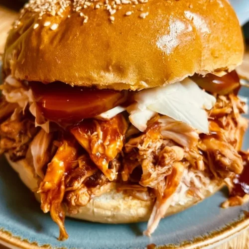 Easy Crock Pot BBQ Pulled Chicken 2 Easy Crock Pot BBQ Pulled Chicken