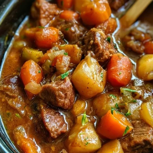 Thick and Hearty Crock Pot Beef Stew 2 Thick and Hearty Crock Pot Beef Stew