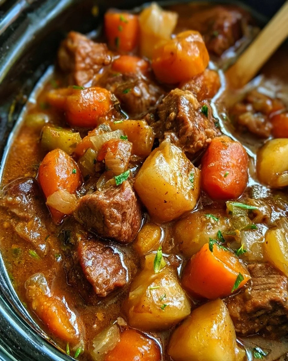 Thick and Hearty Crock Pot Beef Stew 3 Thick and Hearty Crock Pot Beef Stew
