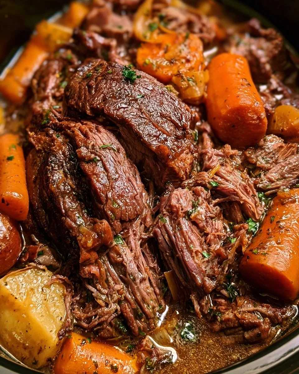 Crock Pot Chuck Roast with Potatoes and Carrots 5 Crock Pot Chuck Roast with Potatoes and Carrots