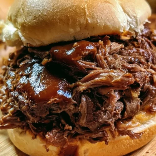Crockpot BBQ Beef Sandwiches 2 Crockpot BBQ Beef Sandwiches