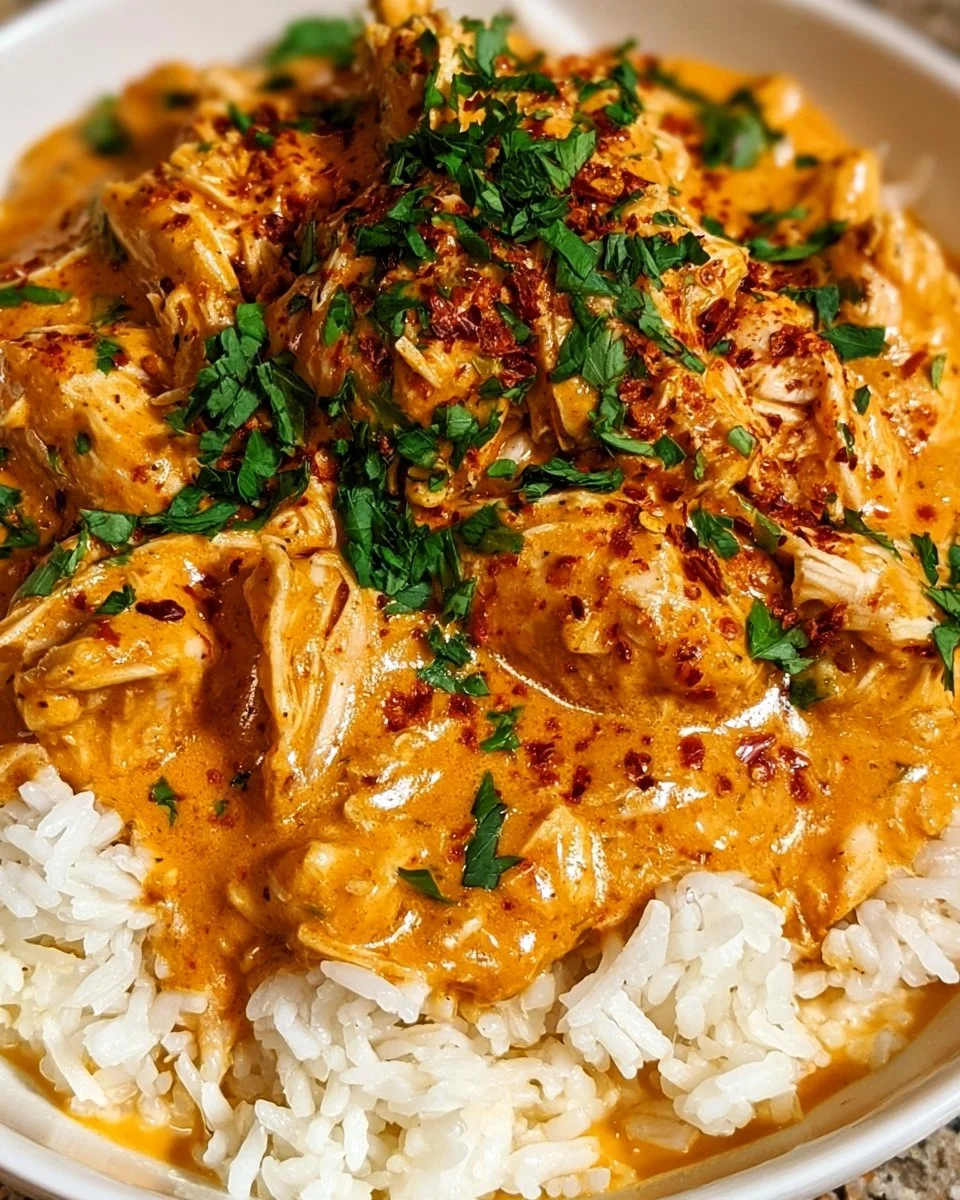 Creamy Crockpot Cajun Butter Chicken
