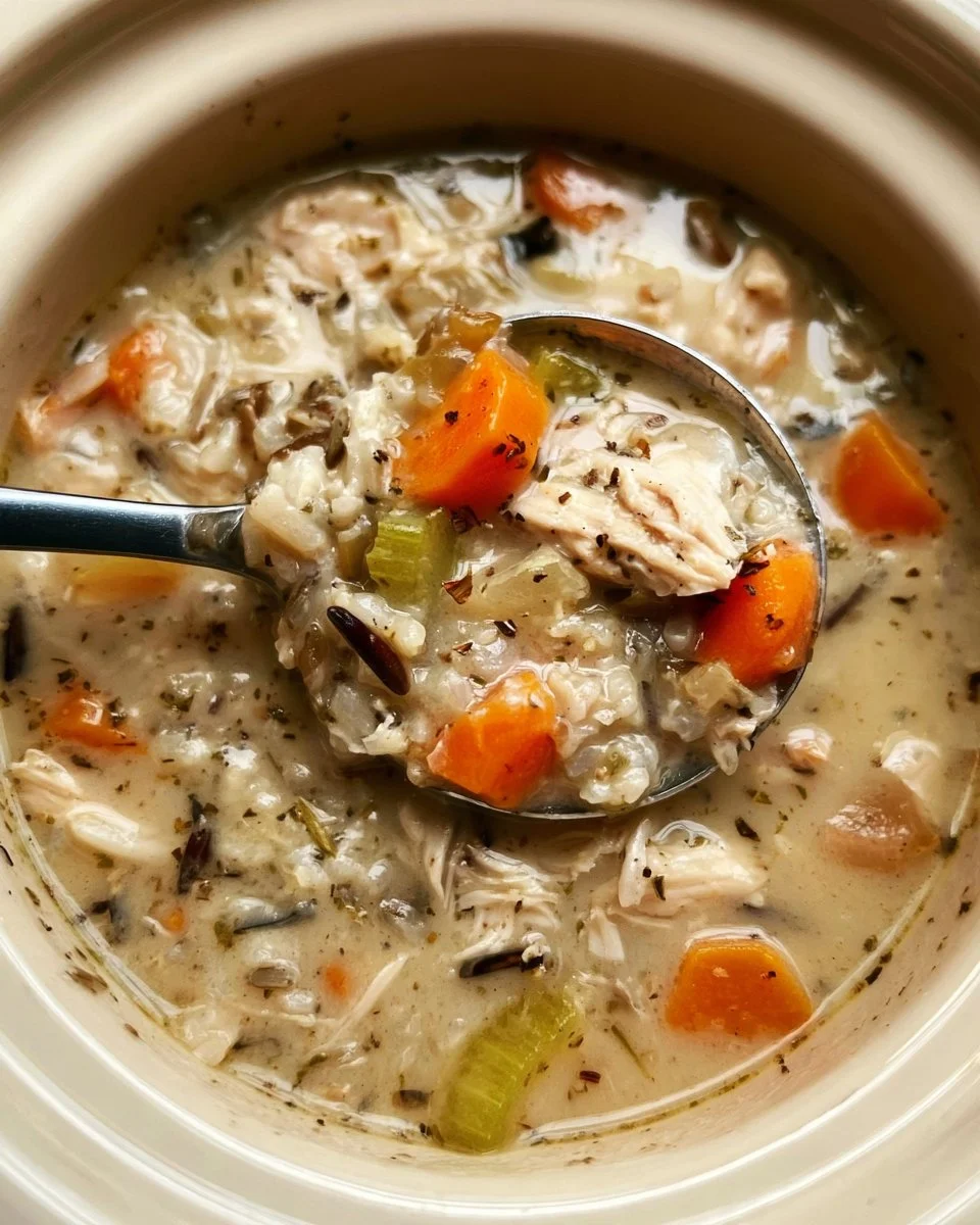 Crockpot Chicken and Wild Rice Soup 1 Crockpot Chicken and Wild Rice Soup