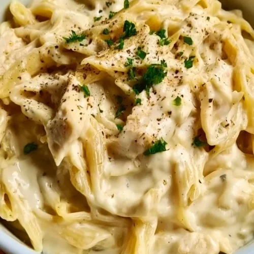 Crockpot Cream Cheese Chicken Alfredo Penne 2 Crockpot Cream Cheese Chicken Alfredo Penne