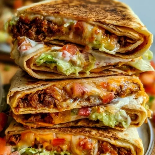 Crunchy Taco Wraps with Beef and Tostada 2 Crunchy Taco Wraps with Beef and Tostada