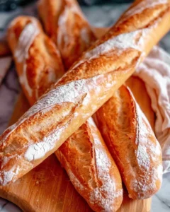 Classic Crusty French Baguettes