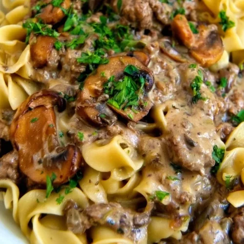 Dijon Ground Beef Stroganoff 2 Dijon Ground Beef Stroganoff