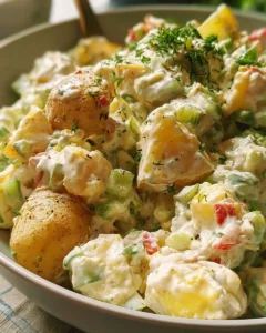 Dill Pickle Potato Salad with Eggs