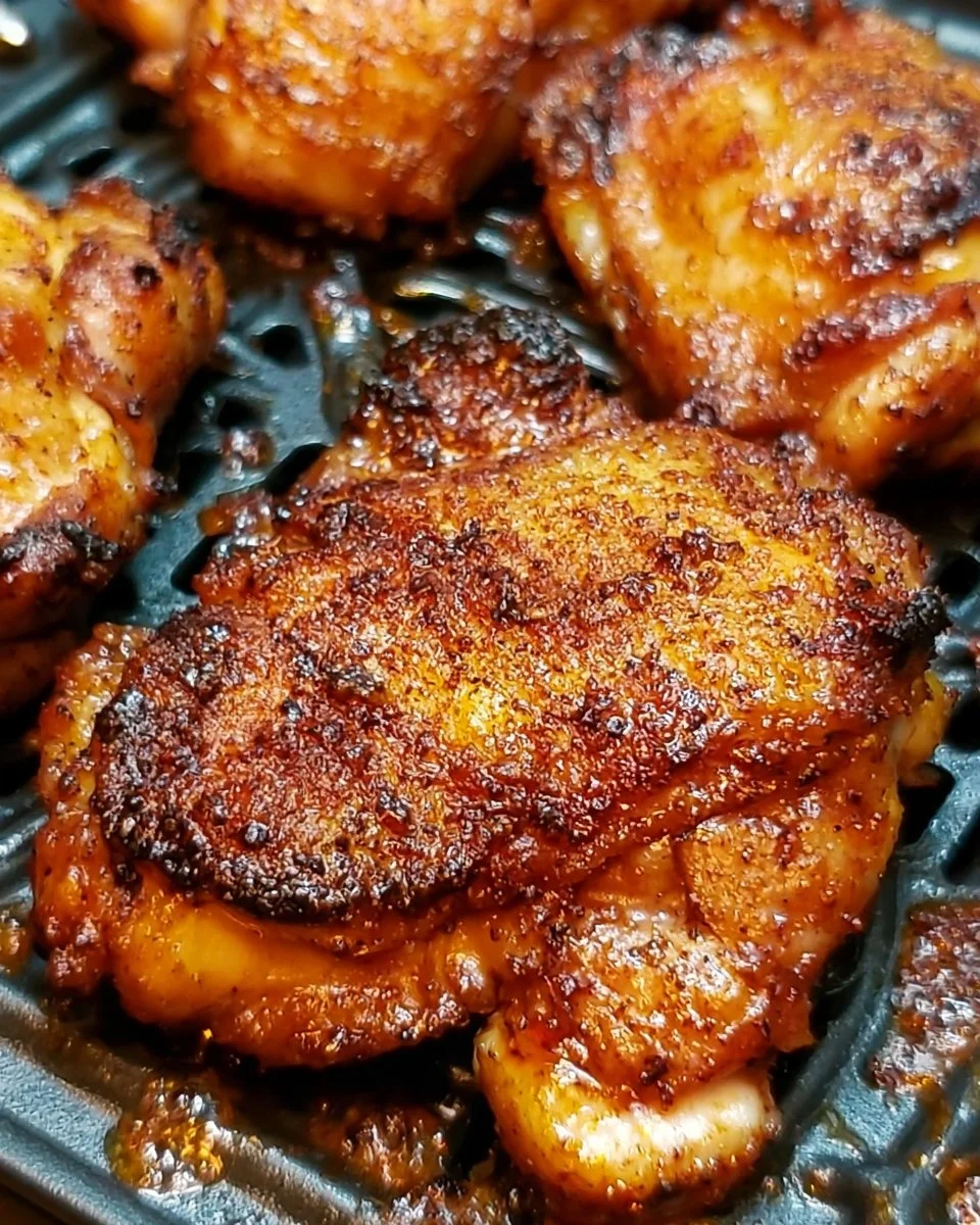 Easy Air Fryer Boneless Chicken Thighs with Garlic and Paprika 1 Easy Air Fryer Boneless Chicken Thighs with Garlic and Paprika