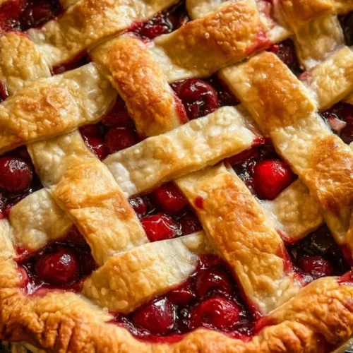 Fresh Cherry Pie with a Golden Crust 2 Fresh Cherry Pie with a Golden Crust