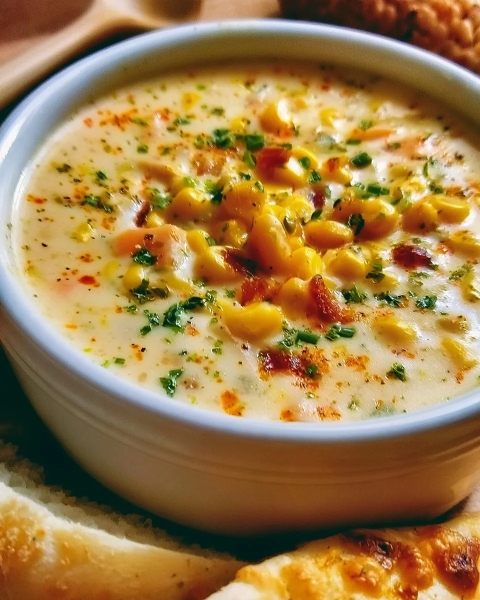 Fresh Corn Chowder with Corn Cob Stock and Bacon 5 Fresh Corn Chowder with Corn Cob Stock and Bacon