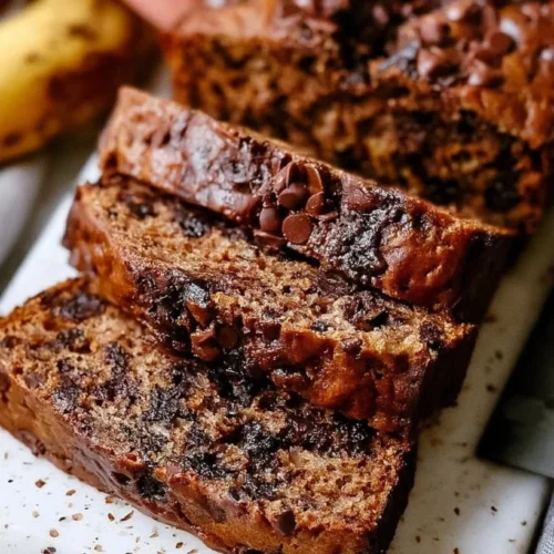 Fudgy Chocolate Banana Bread 2 Fudgy Chocolate Banana Bread