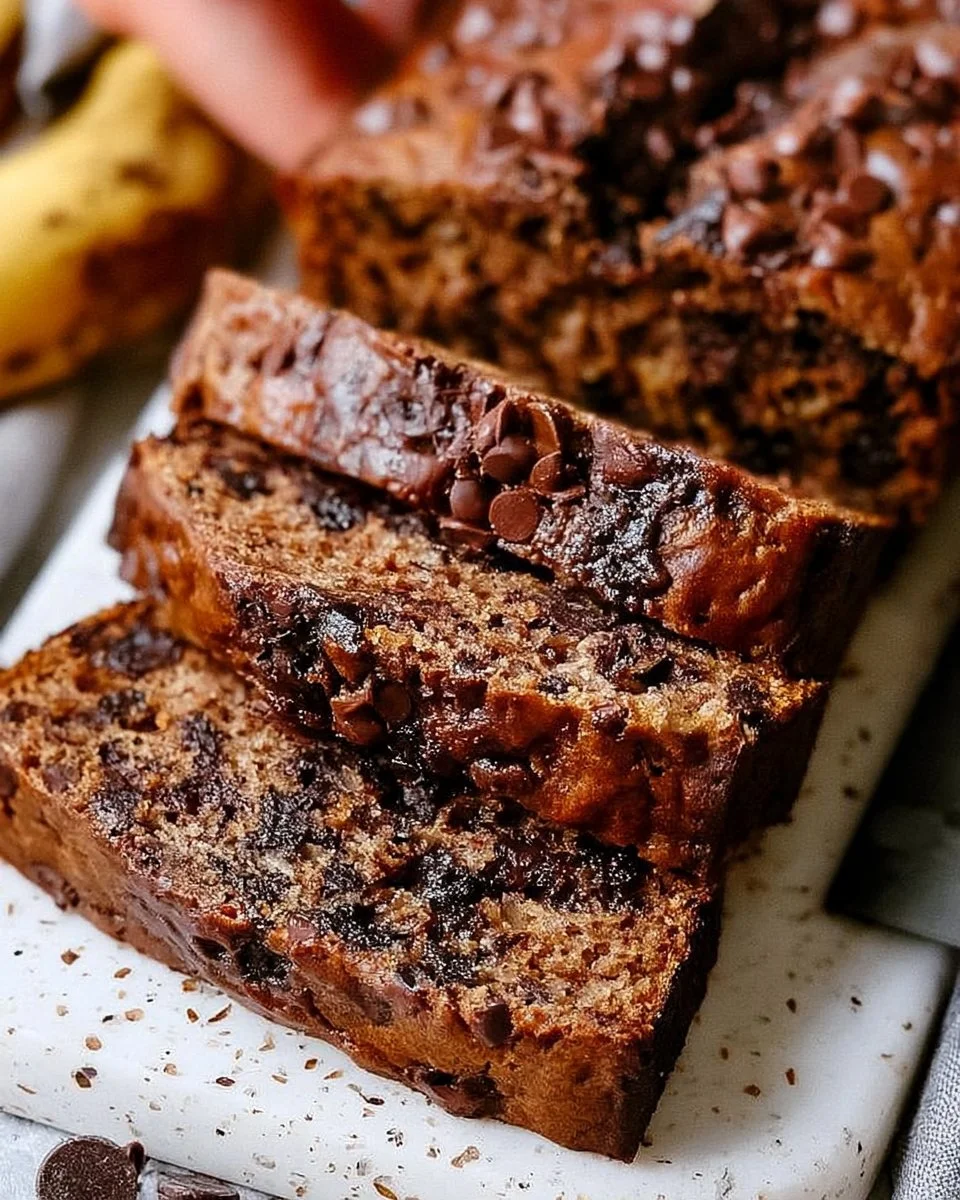 Fudgy Chocolate Banana Bread 6 Fudgy Chocolate Banana Bread