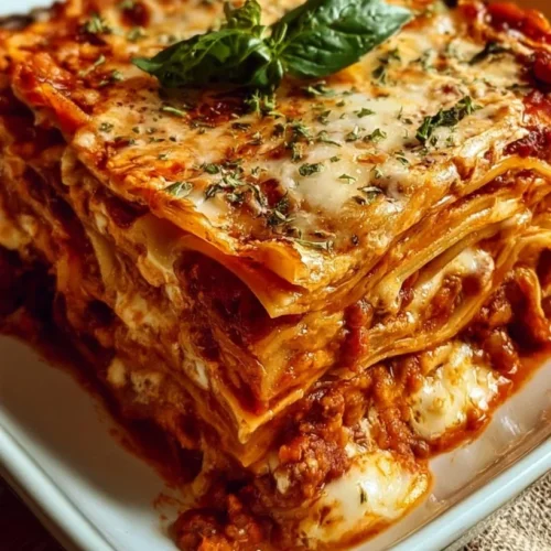 Garlic Basil Lasagna with Ricotta and Beef 2 Garlic Basil Lasagna with Ricotta and Beef
