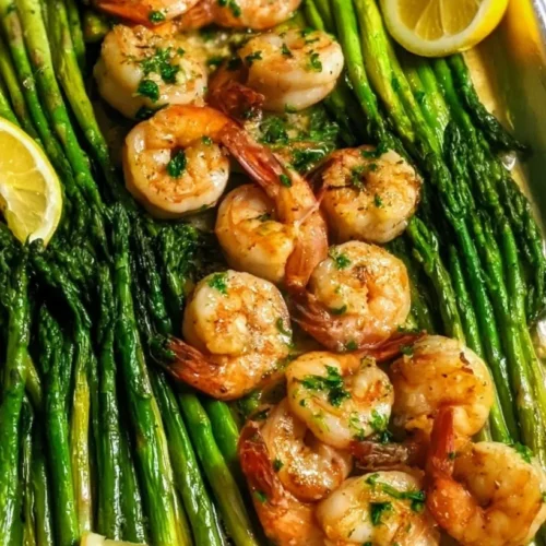 Garlic Butter Shrimp and Asparagus 2 Garlic Butter Shrimp and Asparagus