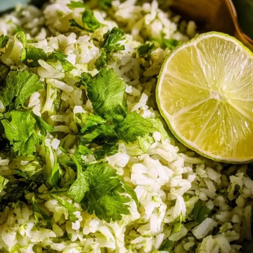 Garlic Cilantro Lime Rice 2 Garlic Cilantro Lime Rice
