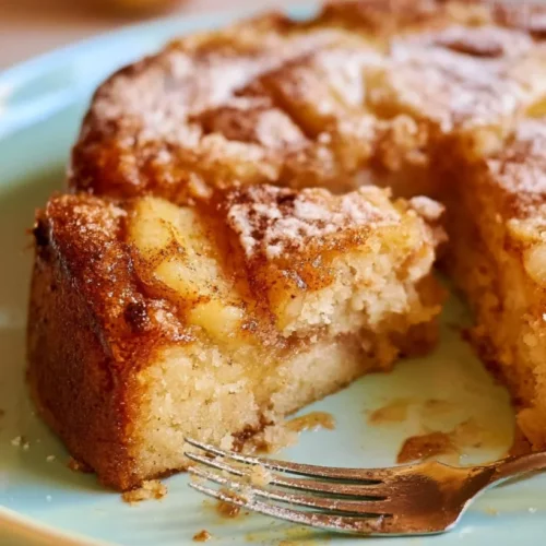 Greek Yogurt Apple Cake with Cinnamon Topping 2 Greek Yogurt Apple Cake with Cinnamon Topping