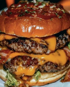 Grilled Crack Burgers with Ranch and Bacon