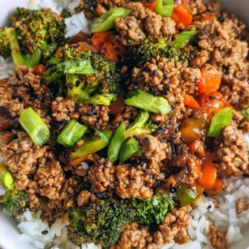 Hoisin Ground Turkey Stir Fry