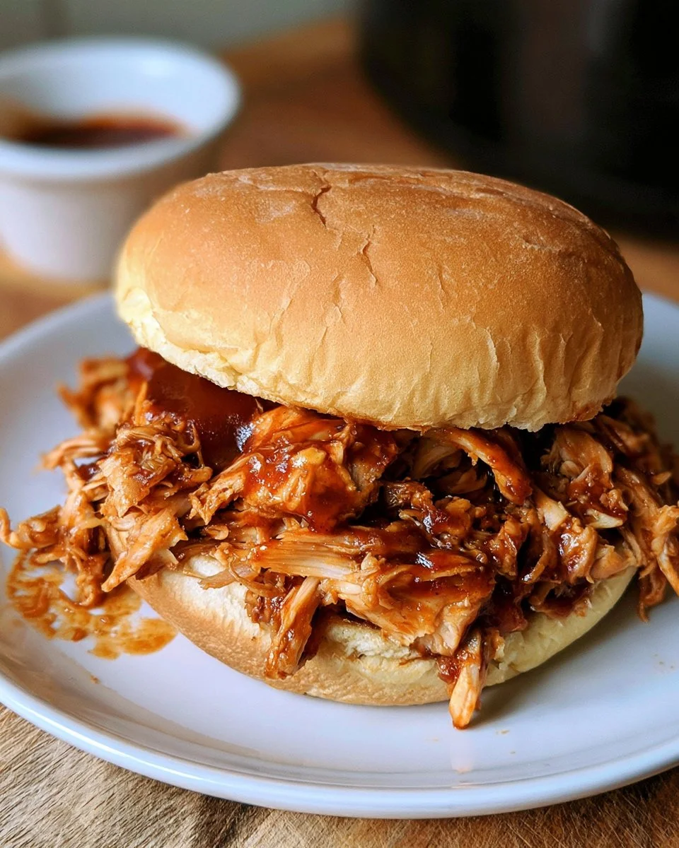 Italian Dressing BBQ Chicken in the Slow Cooker 3 Italian Dressing BBQ Chicken in the Slow Cooker