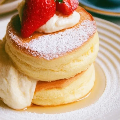 Fluffy Japanese Souffle Pancakes 2 Fluffy Japanese Souffle Pancakes