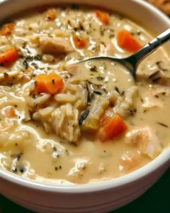 Leftover Chicken Wild Rice Soup