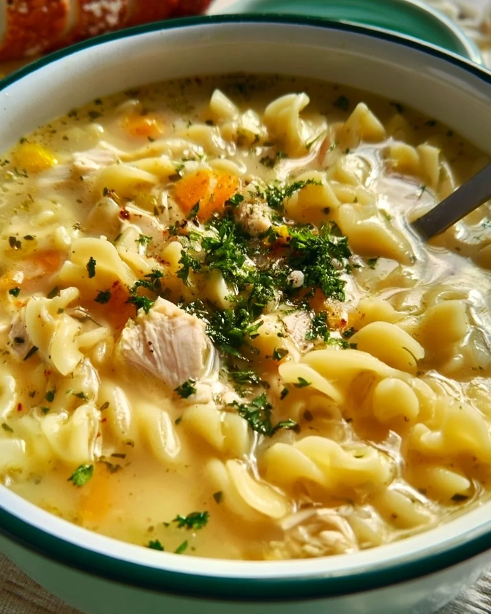 Lemon Chicken Noodle Soup 4 Lemon Chicken Noodle Soup
