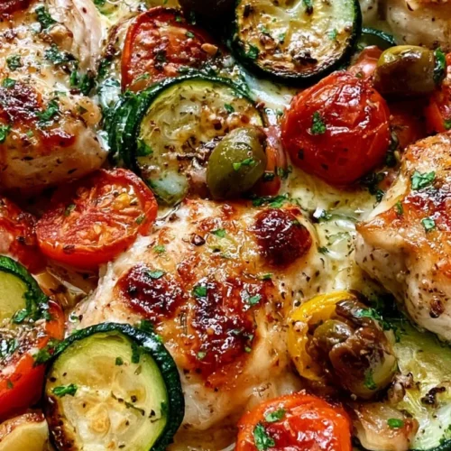 Sheet Pan Lemon Oregano Chicken and Zucchini