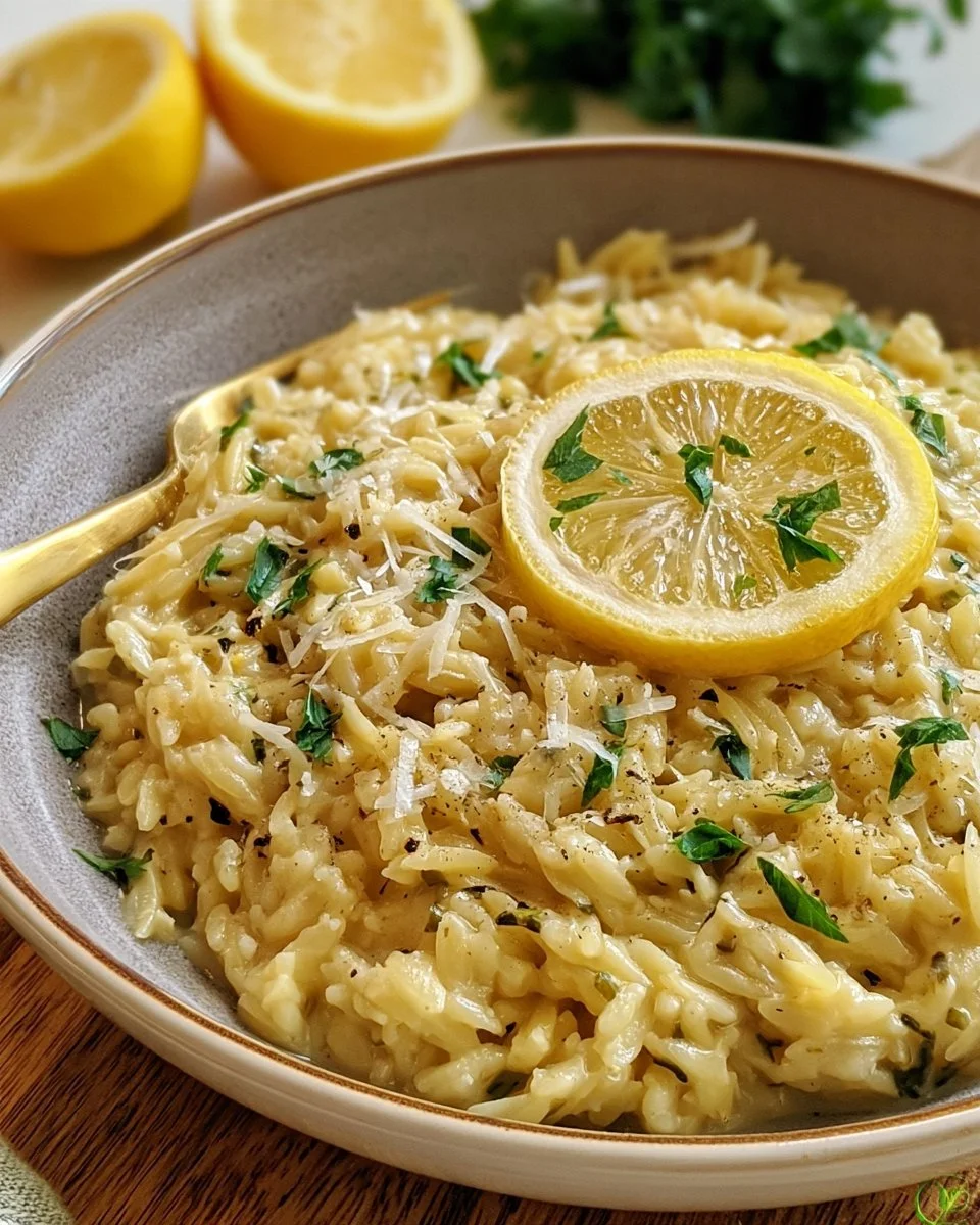 Creamy Lemon Orzo Risotto 1 Creamy Lemon Orzo Risotto