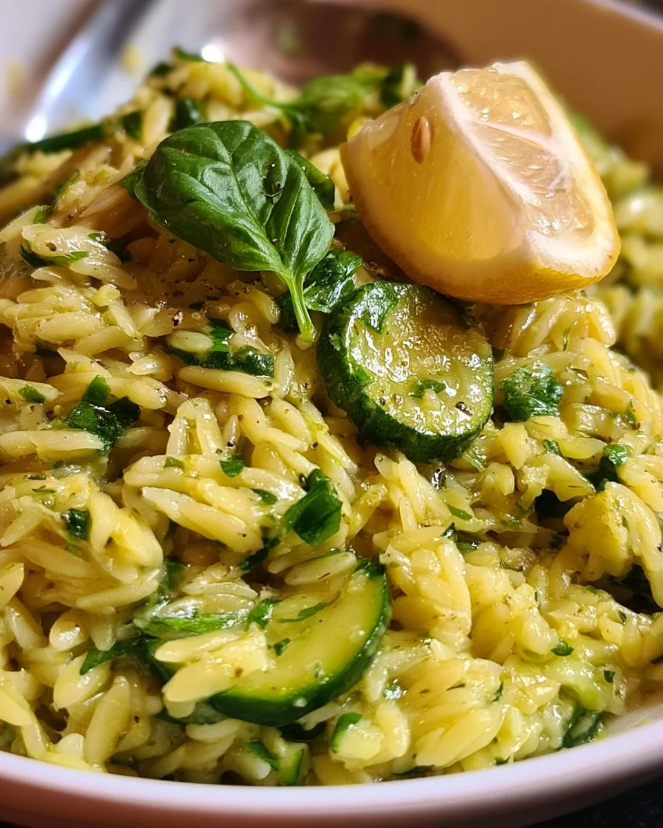 Lemon Zucchini Orzo 5 Lemon Zucchini Orzo