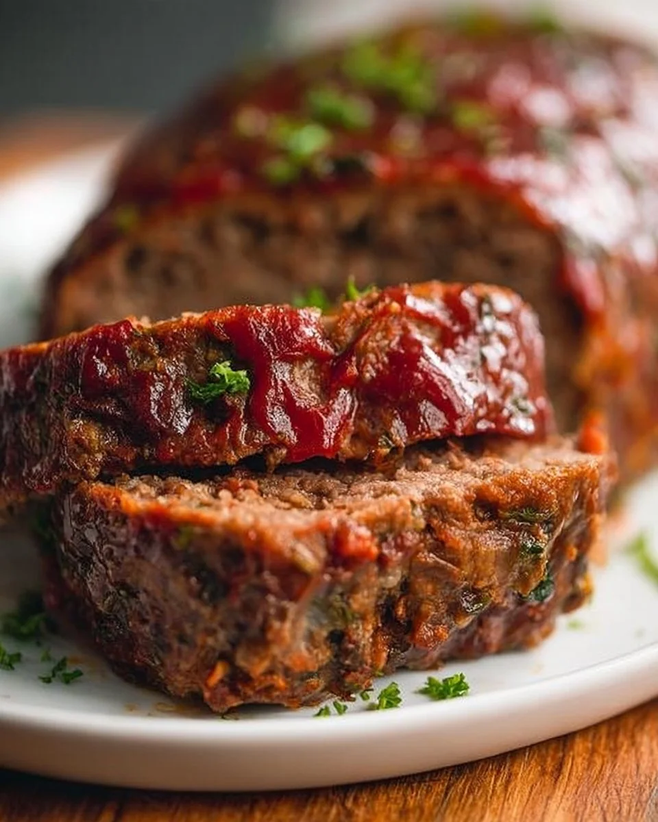 Moist Meatloaf with Sauteed Onions and Ketchup Glaze 5 Moist Meatloaf with Sauteed Onions and Ketchup Glaze