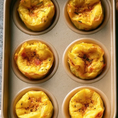 Muffin Tin Egg Bites with Bacon and Gruyere 2 Muffin Tin Egg Bites with Bacon and Gruyere