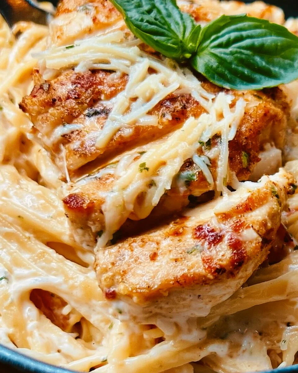 One Pot Chicken Alfredo with Parmesan and Romano 6 One Pot Chicken Alfredo with Parmesan and Romano