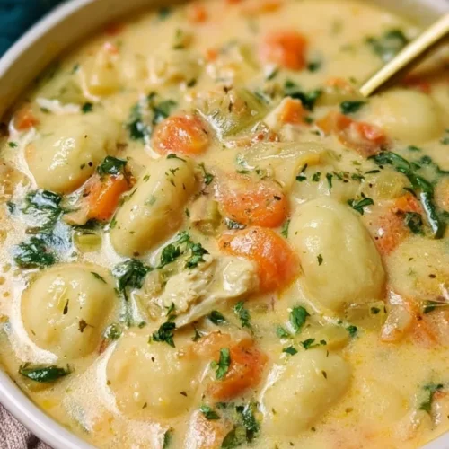 One Pot Chicken Gnocchi Soup 2 One Pot Chicken Gnocchi Soup
