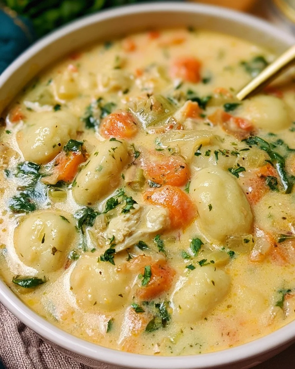 One Pot Chicken Gnocchi Soup 4 One Pot Chicken Gnocchi Soup