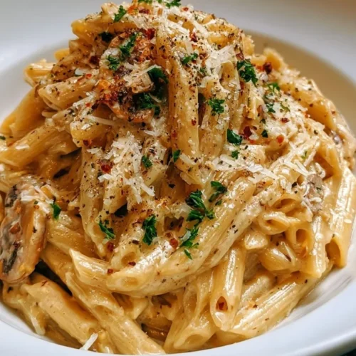 One Pot Creamy Garlic Parmesan Pasta