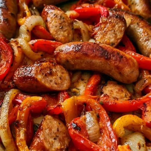 Oven Roasted Sausage and Peppers 2 Oven Roasted Sausage and Peppers
