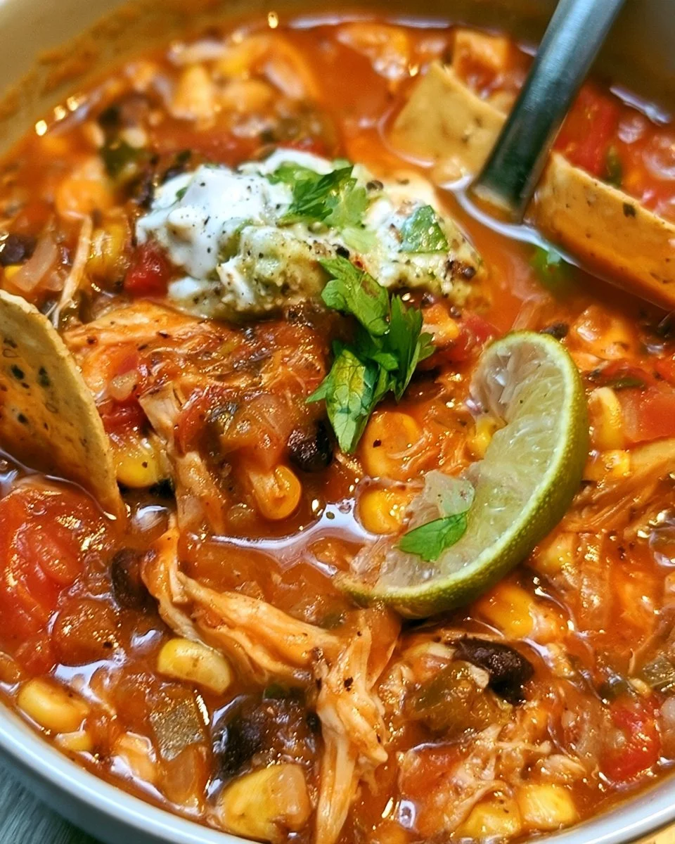 Ranch Chicken Tortilla Soup with Rotisserie Chicken 1 Ranch Chicken Tortilla Soup with Rotisserie Chicken