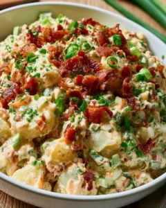 Red Potato Salad with Cheddar and Bacon