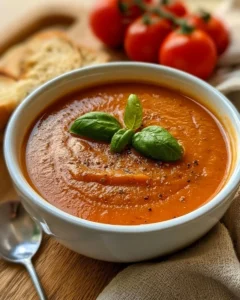 Roasted Tomato Basil Soup