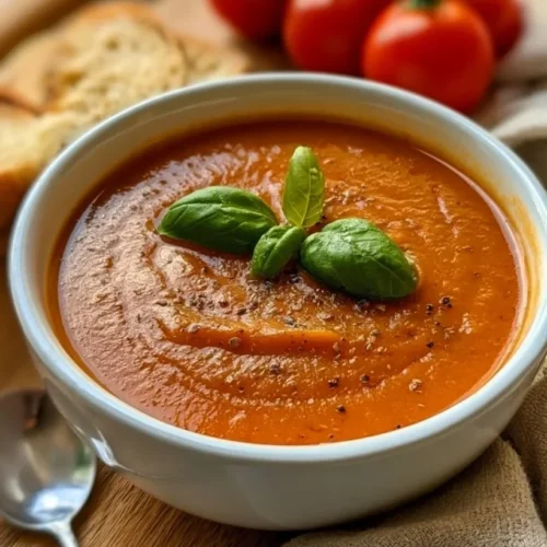 Roasted Tomato Basil Soup 2 Roasted Tomato Basil Soup
