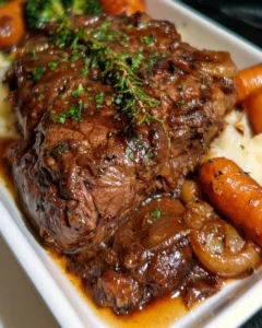Slow Cooker Balsamic Beef Roast